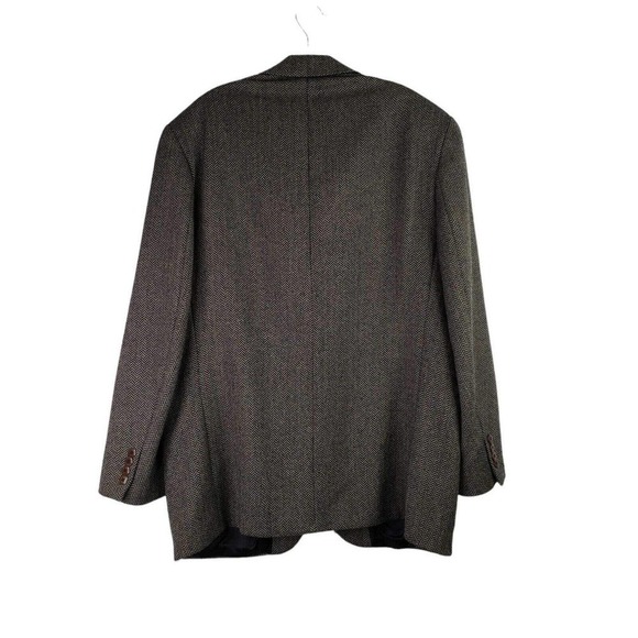 POLO RALPH LAUREN Wool Alpaca Tweed Blazer Jacket Sport Coat Herringbone 42 R - Picture 3 of 10